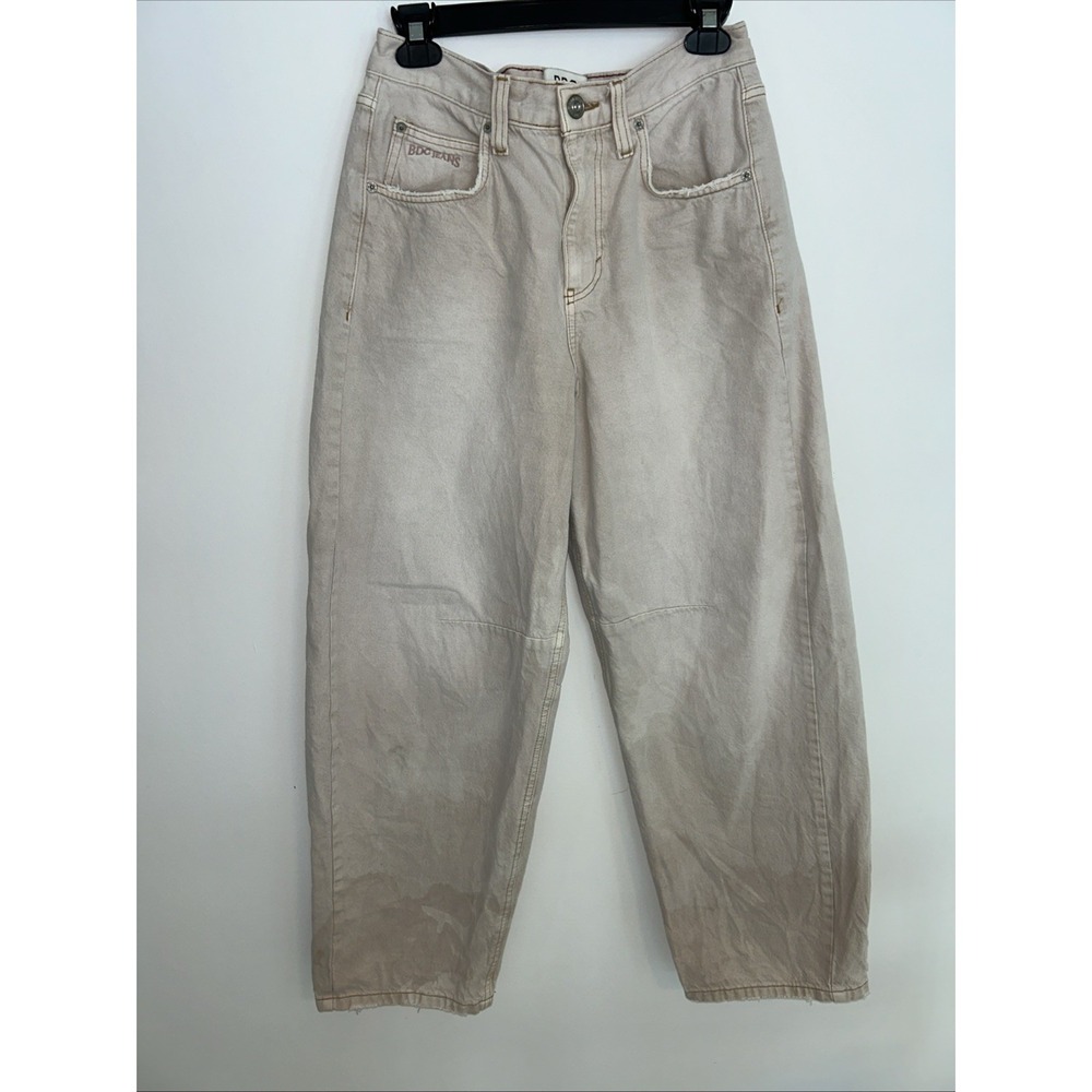 BDG Urban Outfitters 28W 32L Women's Baggy Cargo Pants Light Tan Wide‎ Leg